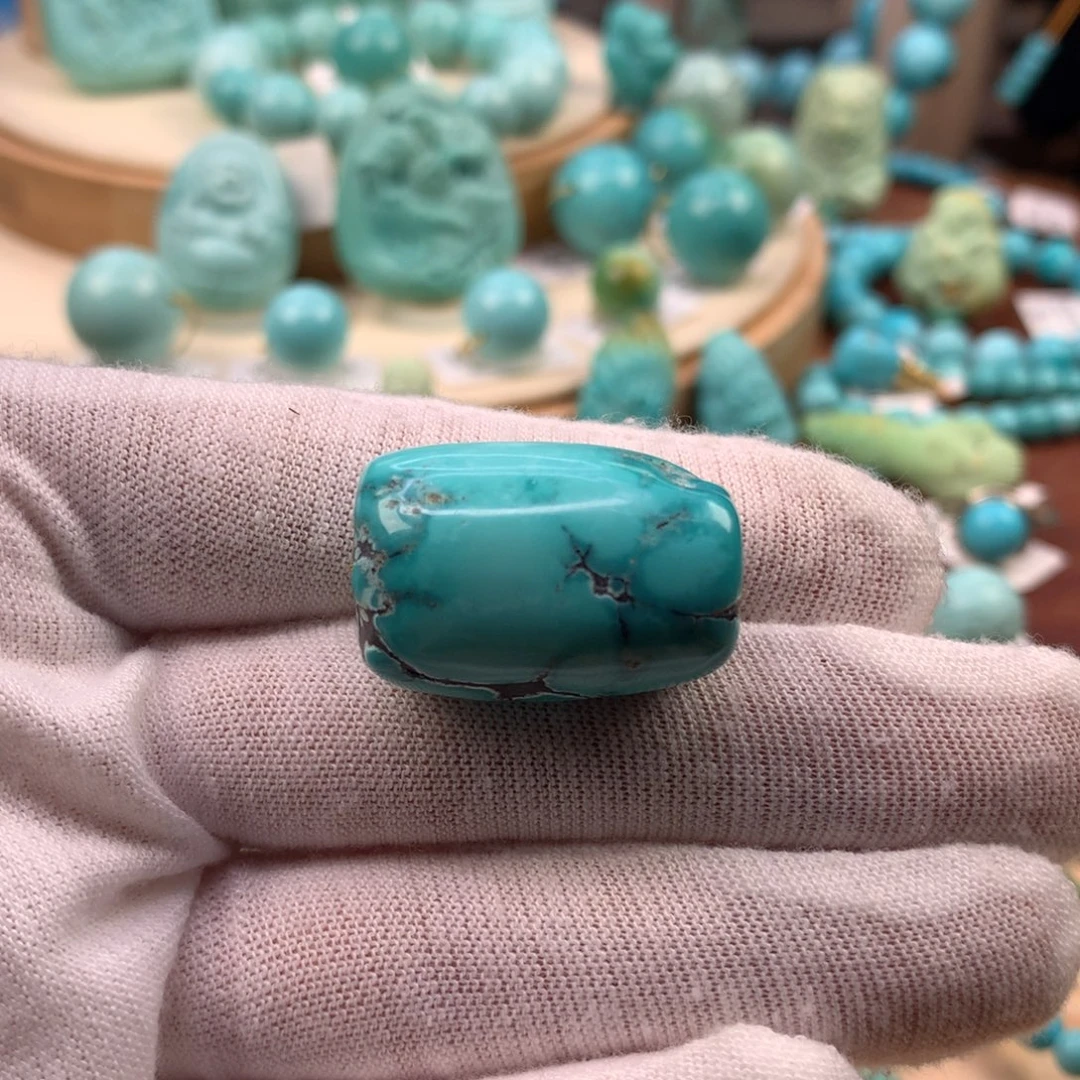 绿松石未镶嵌珠宝奇石18mm