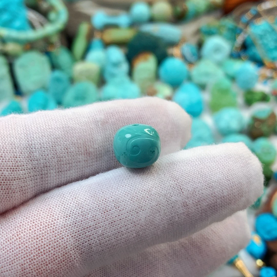 未镶嵌绿松石珠宝半成品