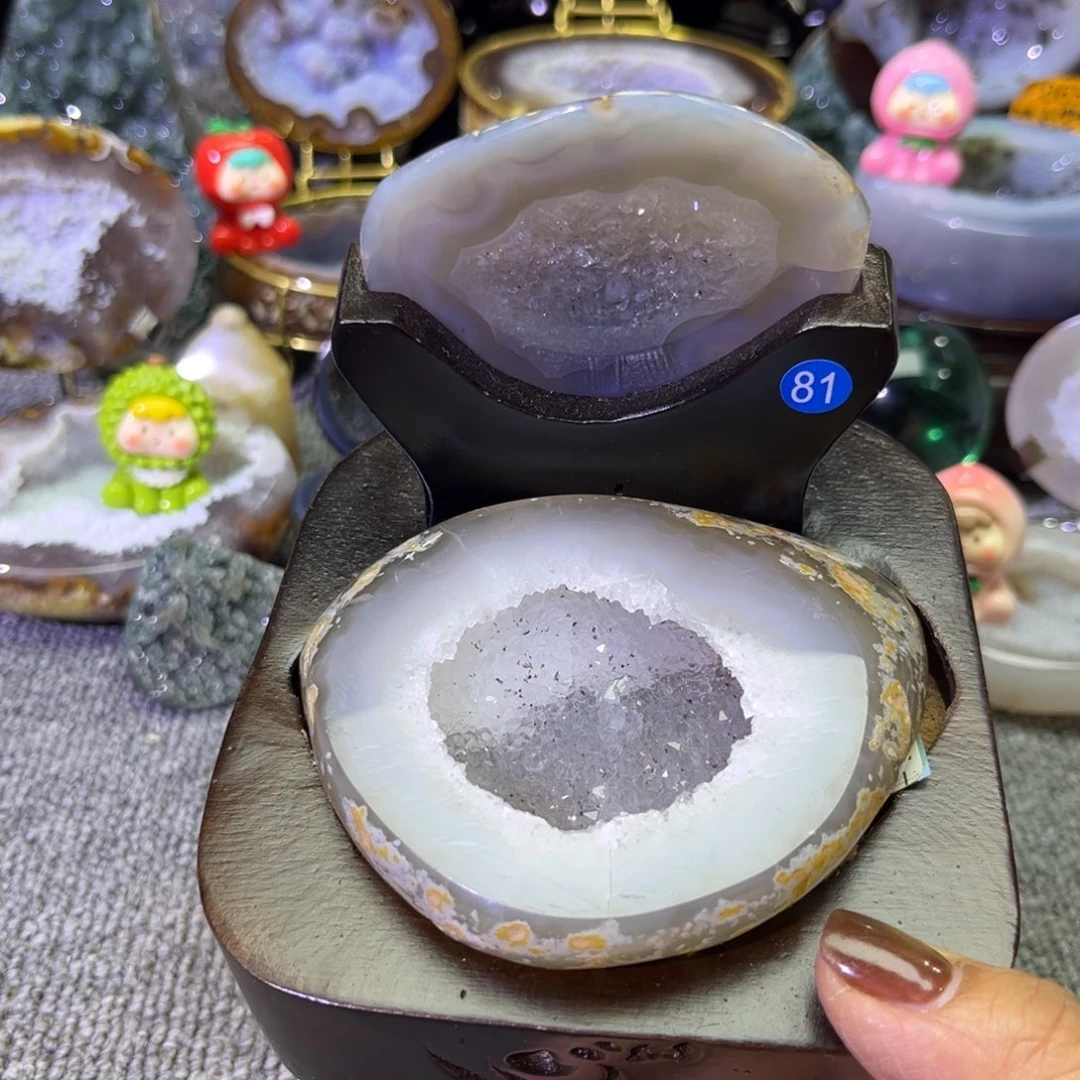 紫晶摆件未镶嵌水晶