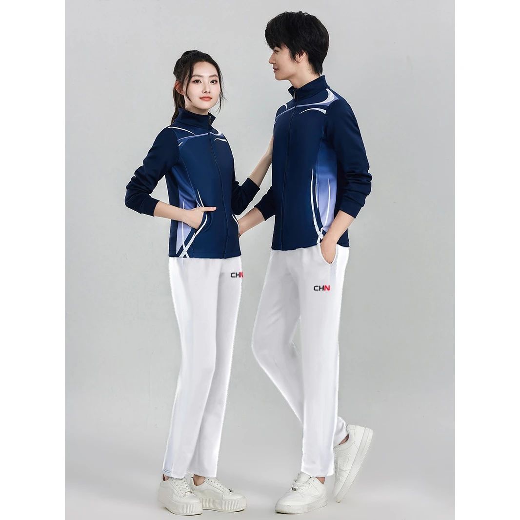 春秋季情侣团体服初中高中班服运动会服装体育运动套装徒步队跑步