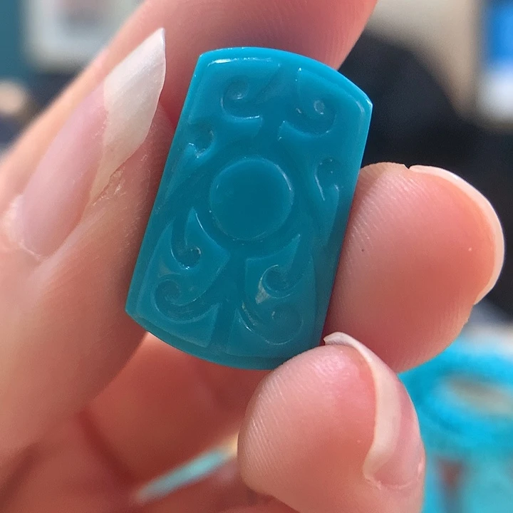 绿松石珠宝奇石未镶嵌