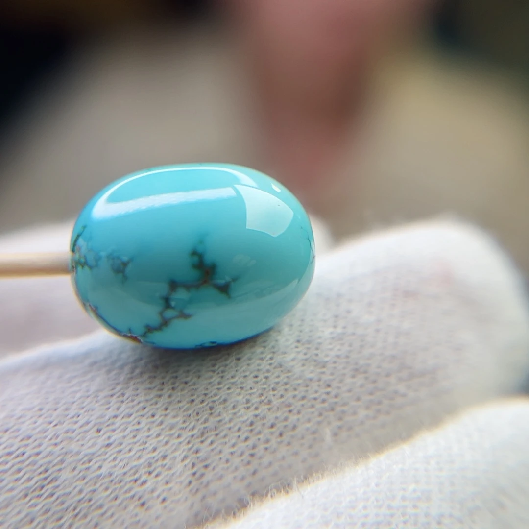 绿松石珠宝奇石未镶嵌12.8x16.7