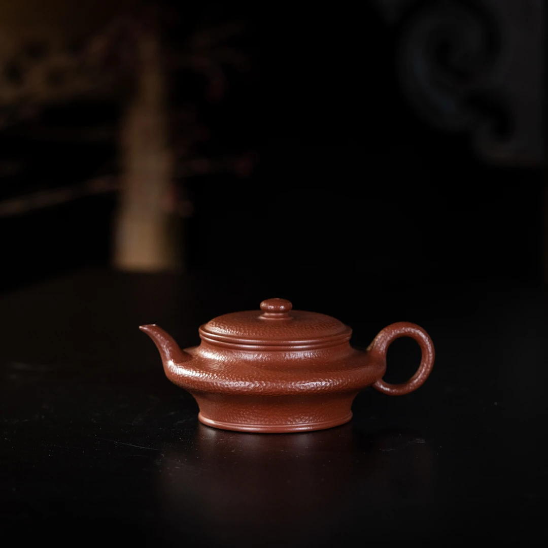 【龙德堂】虚扁 许正芳制 大红袍 100cc 家用紫砂壶