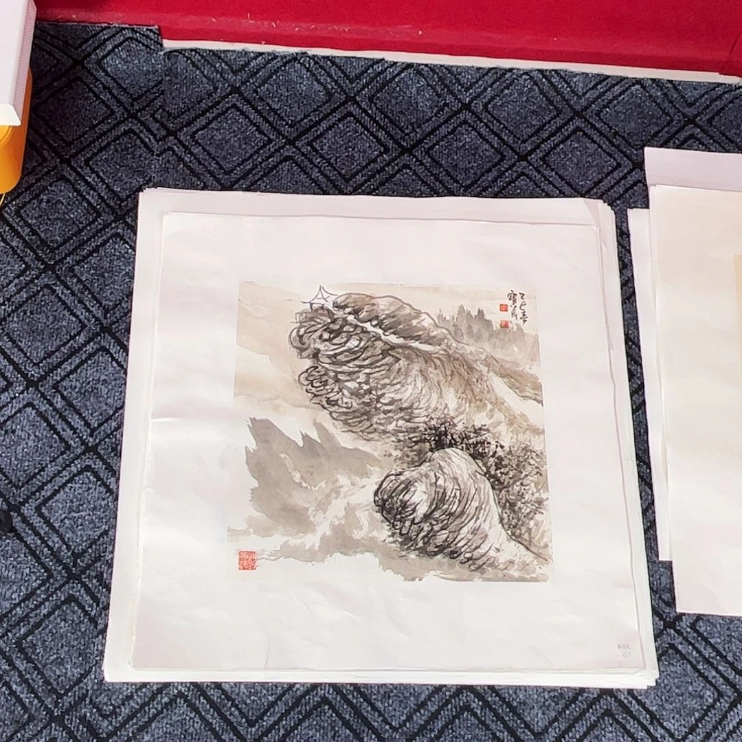 苗***人国画杜宝民老师40斗山水奇