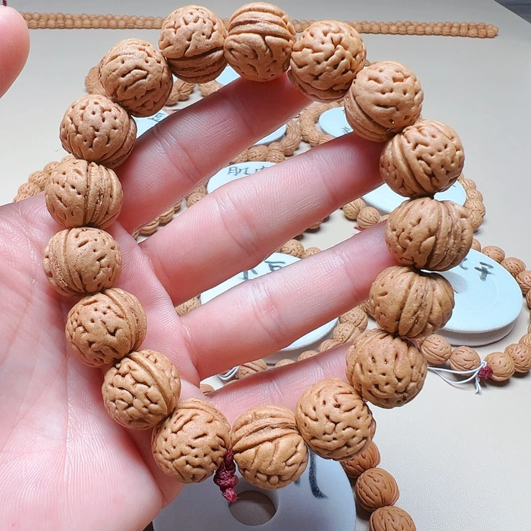 桃核手串1.8肌肉矮桩