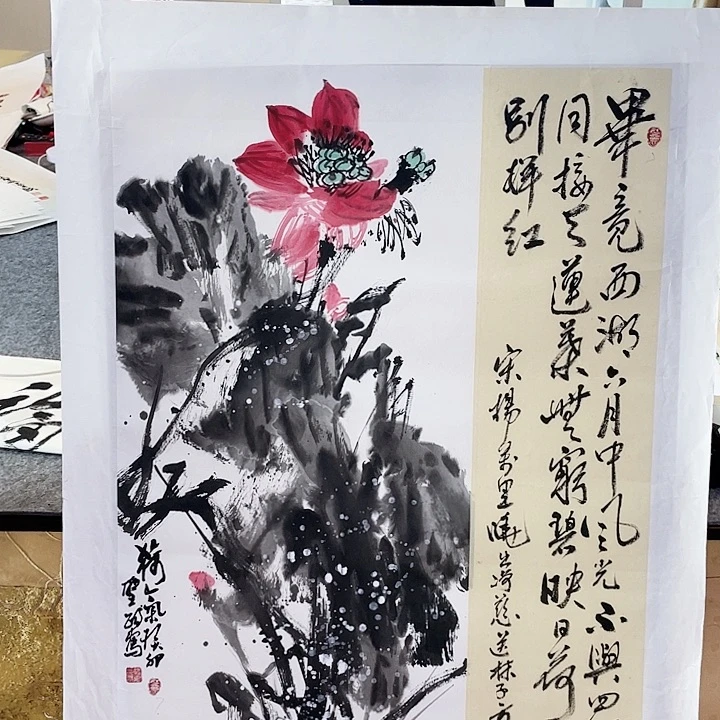 国画张圣敏先生纯手绘作品