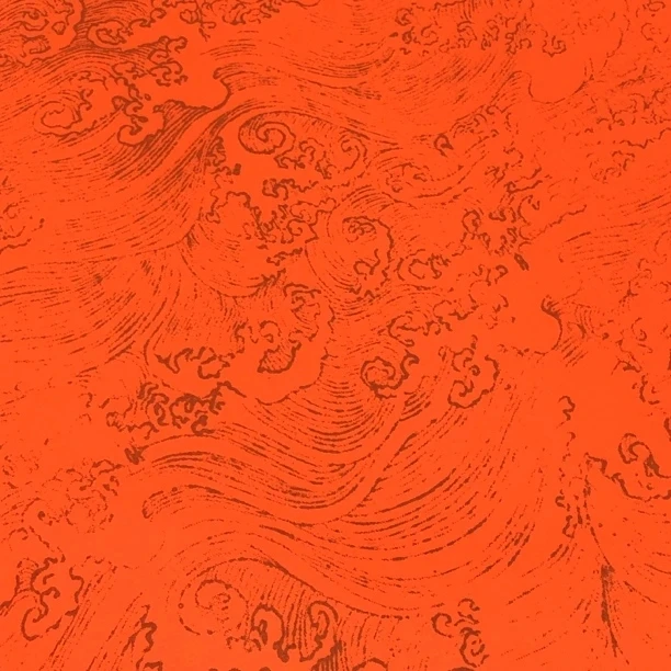 手工台版四尺对开十色蜡染赢海一刀五十张