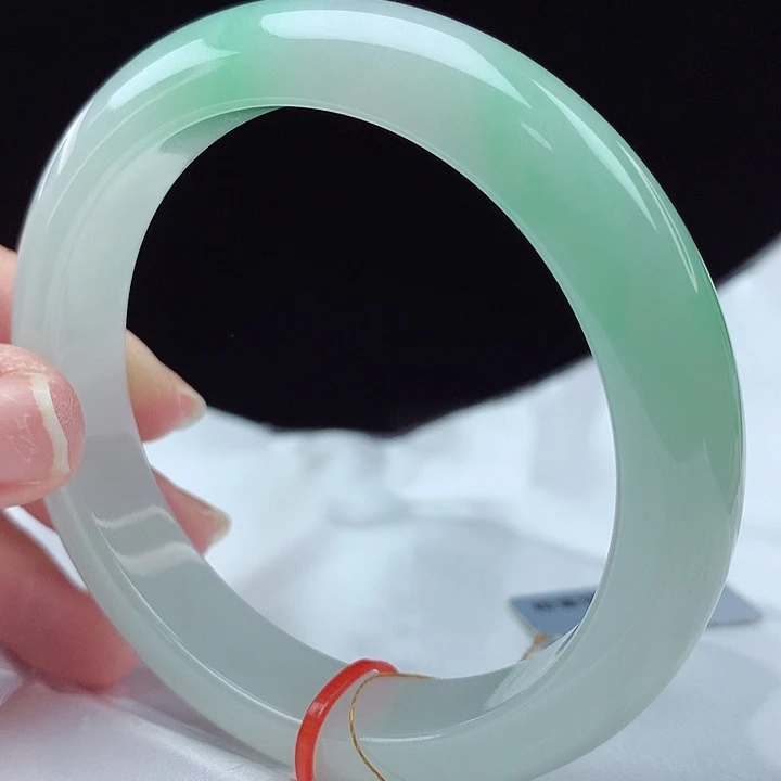 翡翠未镶嵌手镯57圈4803