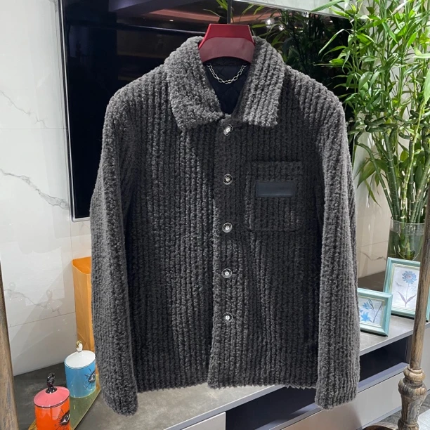 【孟璐高端·轻奢男装】LL｜MENGLU2025｜高端欧货羊毛外套