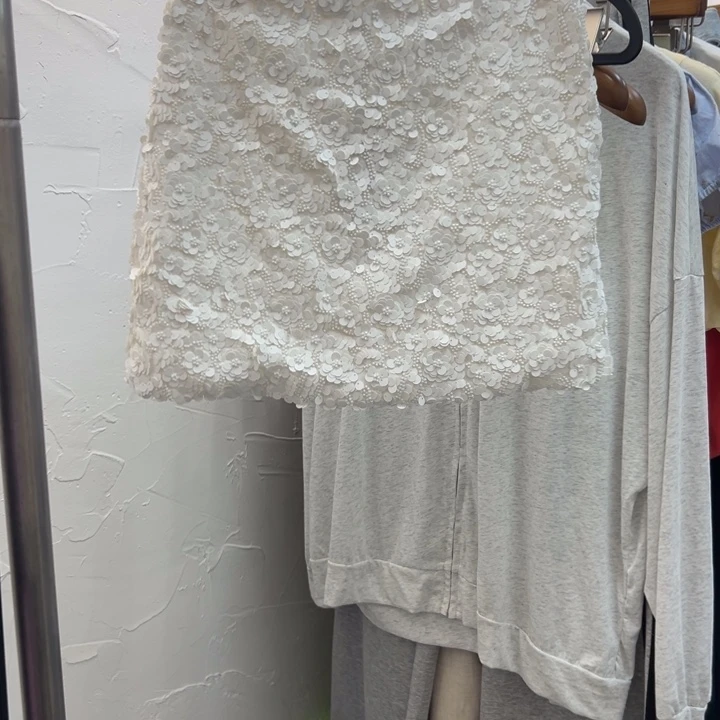 很美很美的亮片短裙