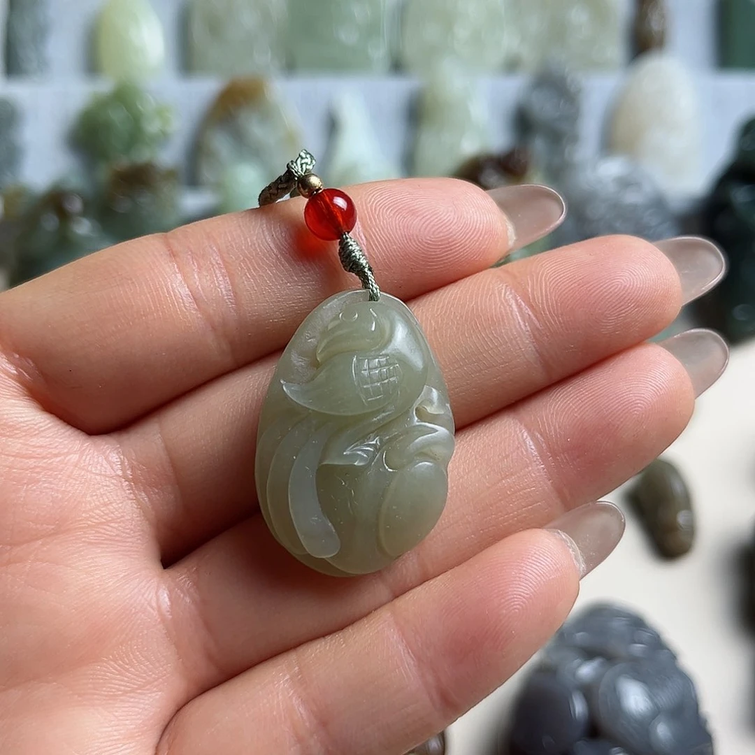 影***影和田玉未镶嵌挂件