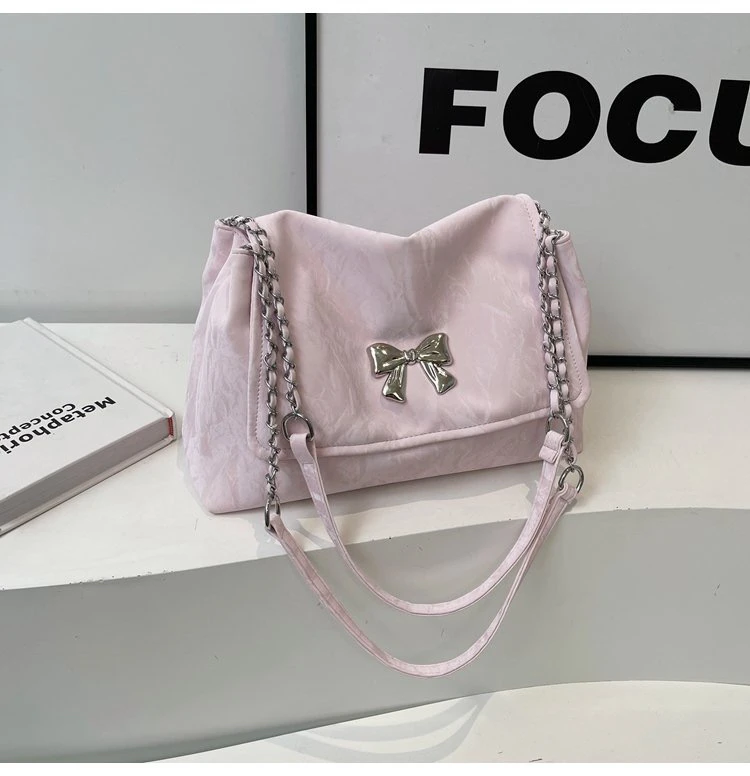 大容量托特包时尚高级感包包女士2025新款链条夏季时尚通勤单肩包