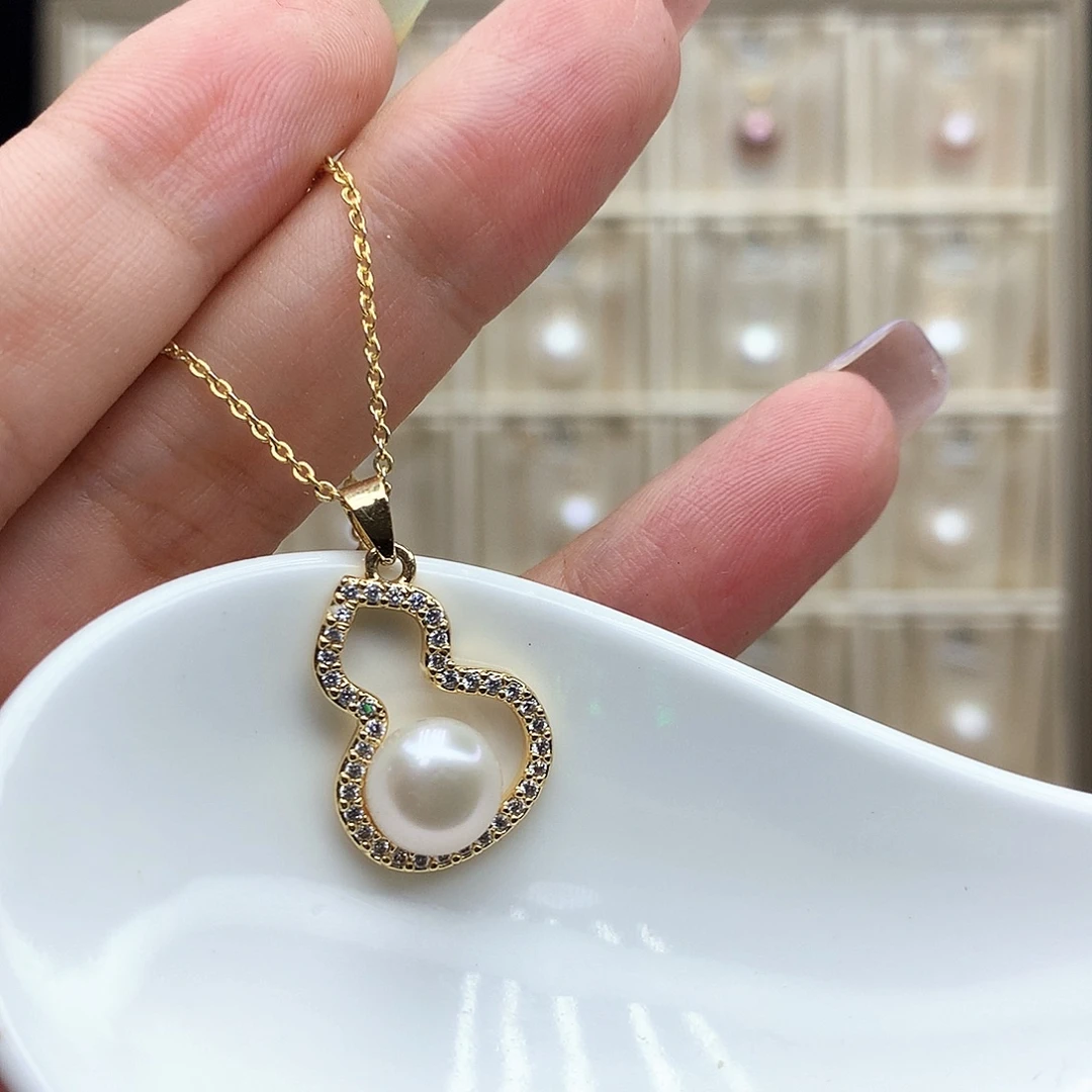 吊坠(赠链)合金淡水珍珠