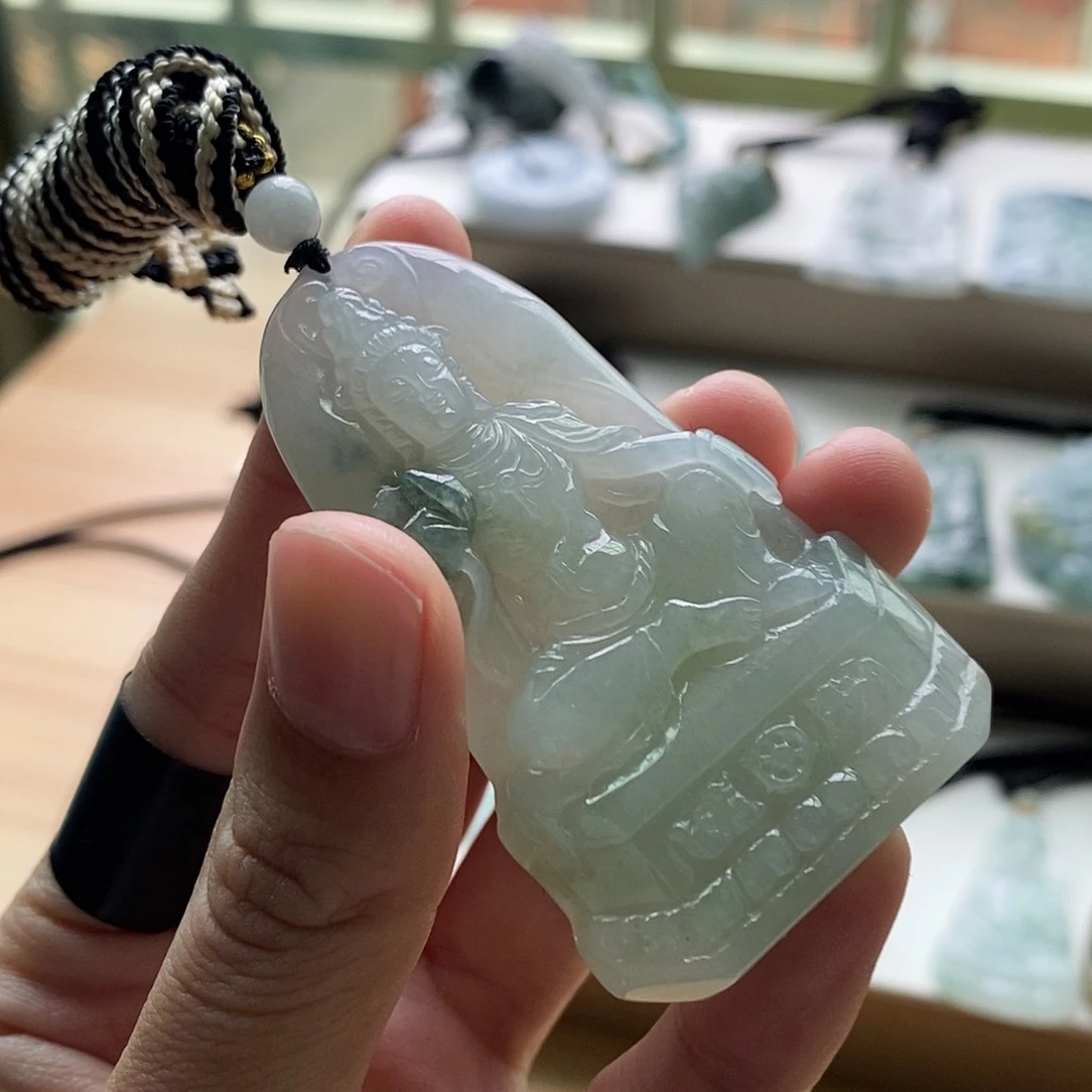 【闪购商品】颈饰未镶嵌翡翠天然缅甸A货翡翠