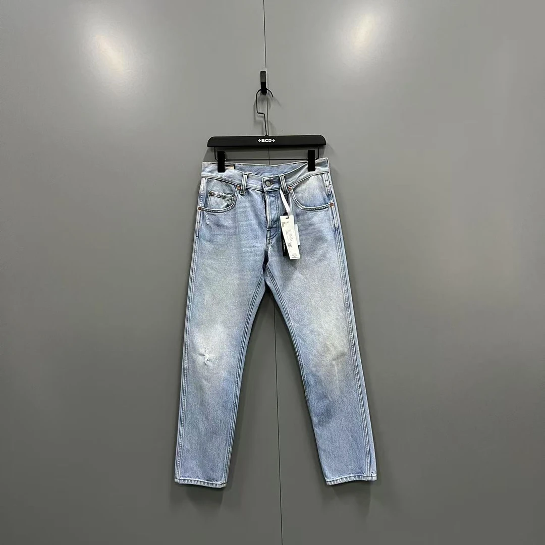 95新 GUCCI/古驰 （bb）蓝色水洗牛仔裤 30码/7000/bc000627