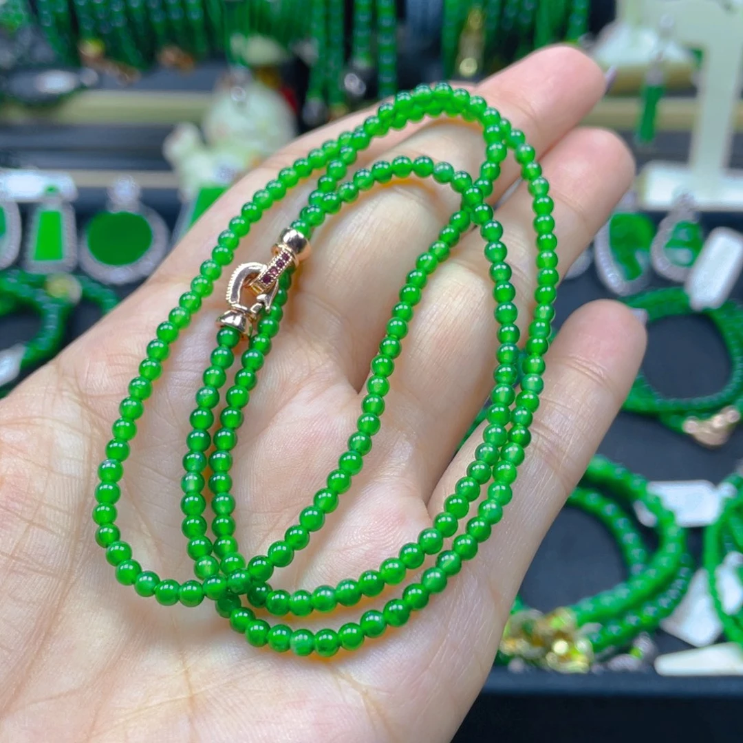 颈饰未镶嵌翡翠项链3