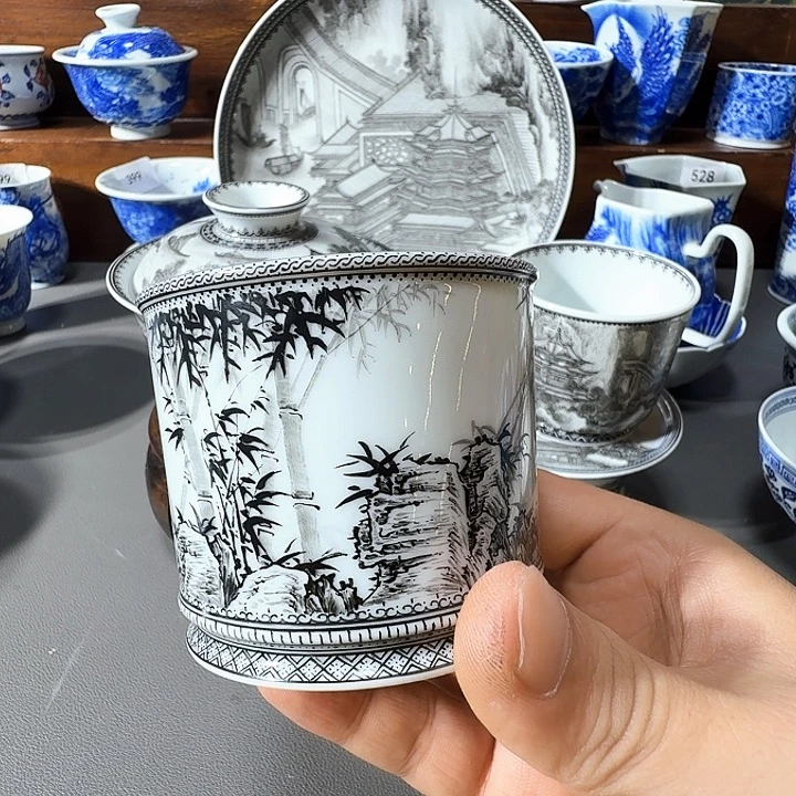 药***师泥塑主人杯手工手绘