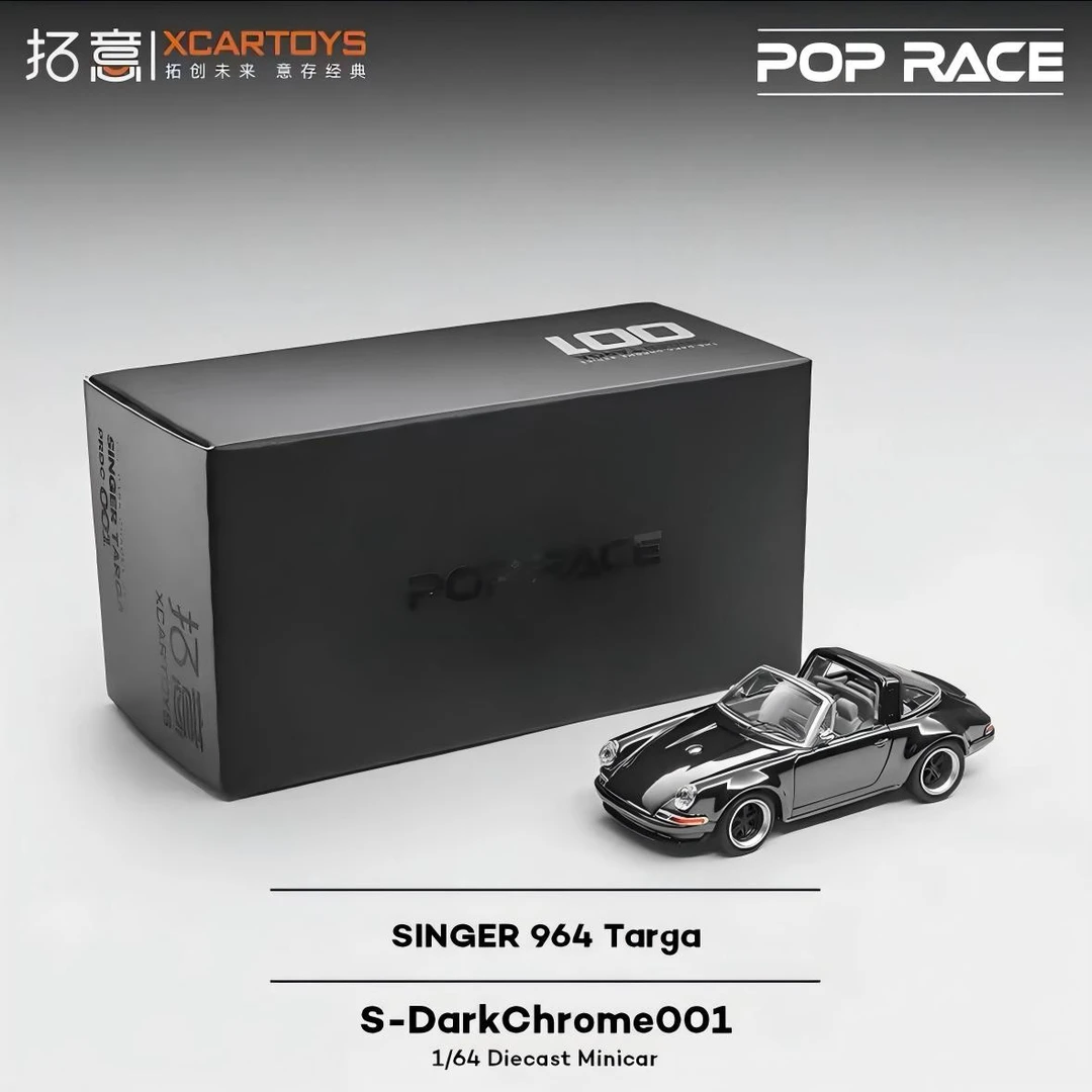 【现货】拓意POPRACE 001保时捷964 野马004 1:64合金汽车模型