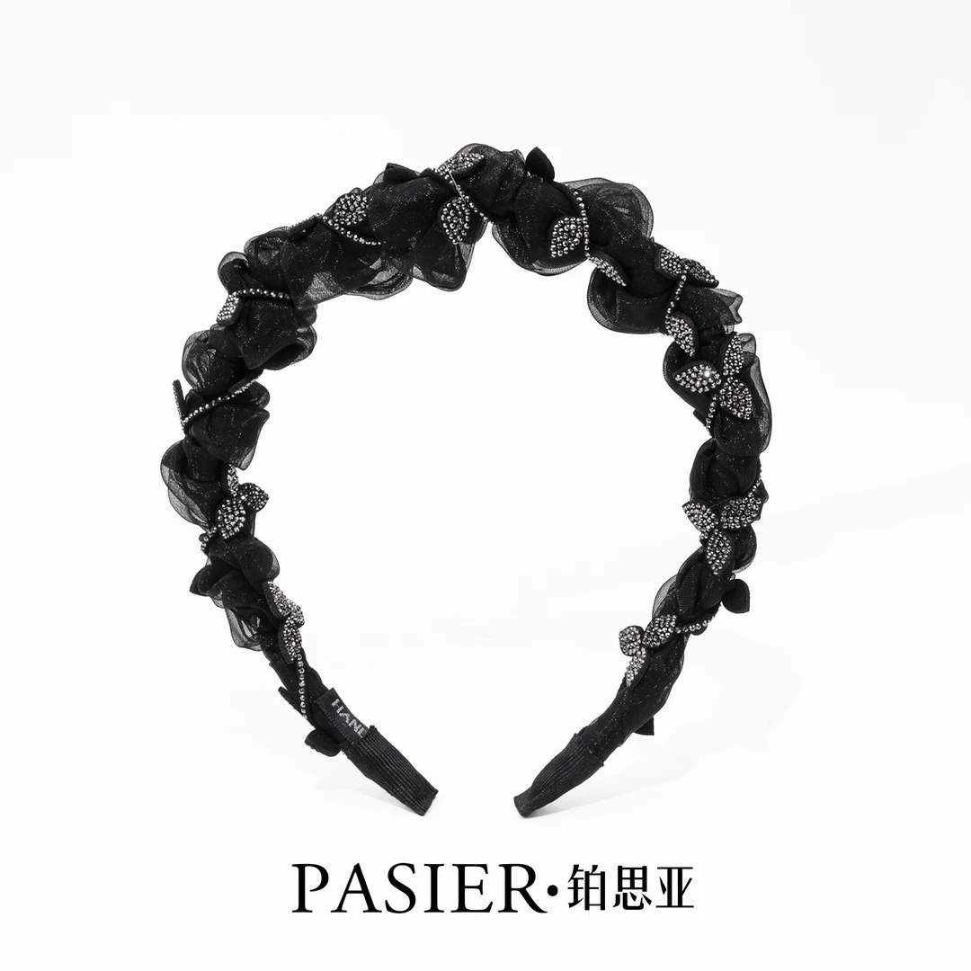 巴黎王妃 赫本轻奢时尚浪漫 不勒头 包边设计 百搭发箍