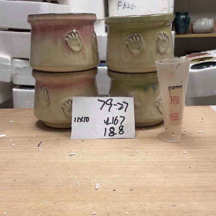 紫砂花盆多肉花盆微瑕27