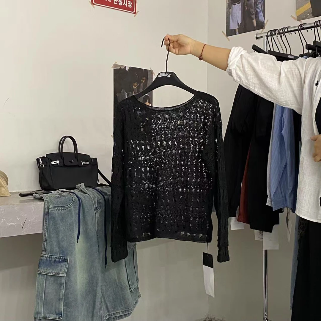 【ARONG阿荣家】针织上衣68929-黑色-F