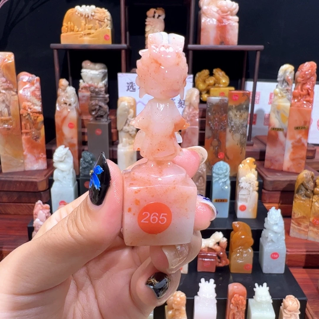 昌化石印石手工制作