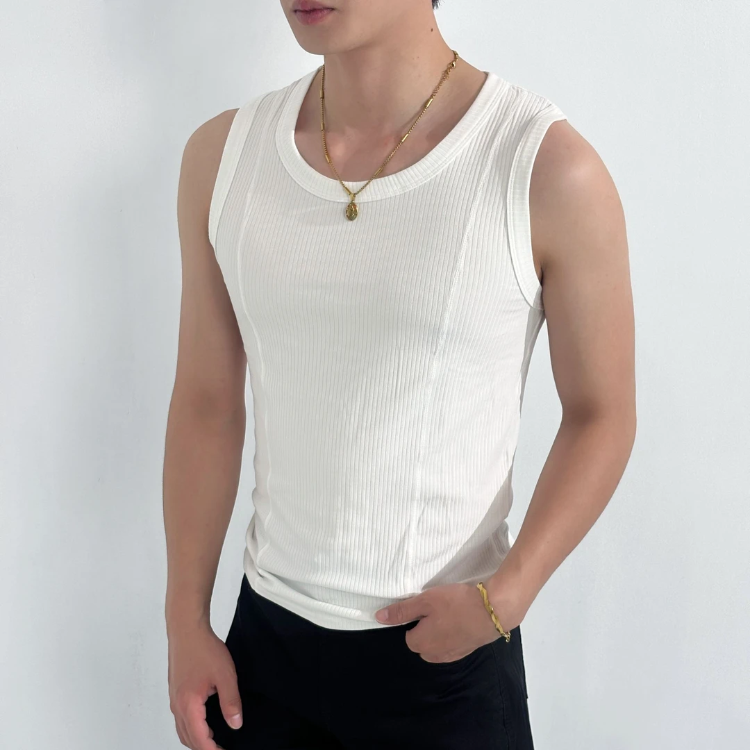 【Lauliwans】夏季运动背心净版篮球户外健身训练透气修身高弹