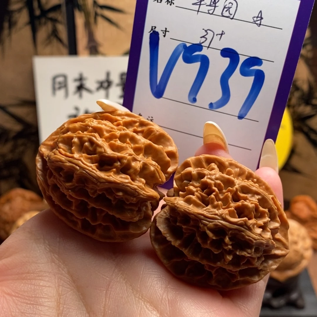 文玩核桃把件原桩苹果园37