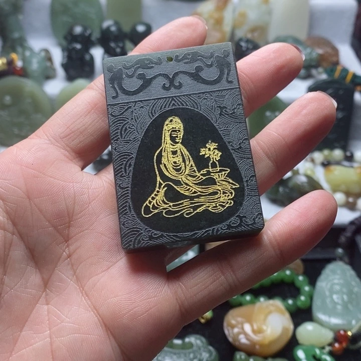 和田玉吊坠未镶嵌