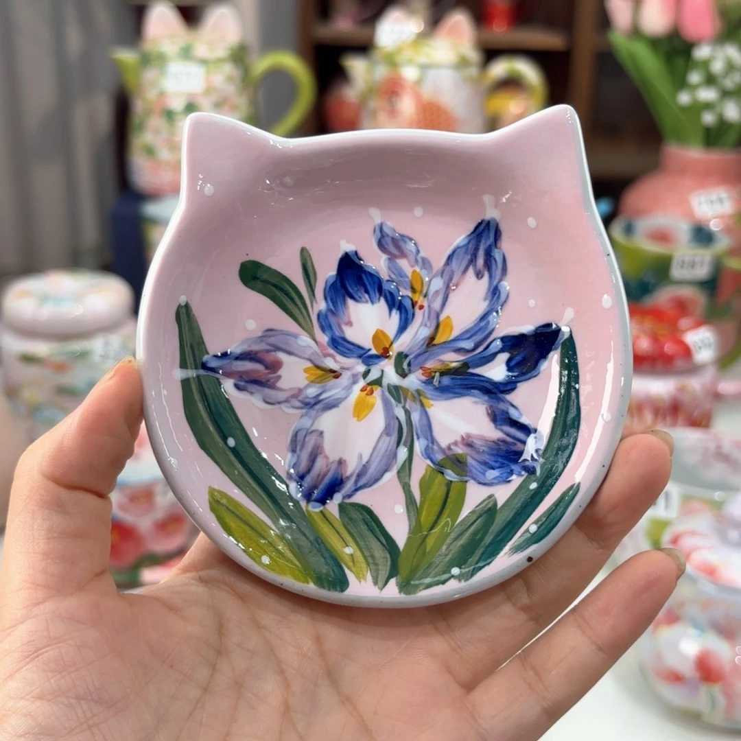 景德镇手绘高温釉下彩陶瓷茶具