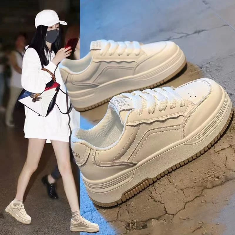 【香港轻奢Sakurano&樱央】欧洲站2025春秋新款厚底百搭时尚爆款小