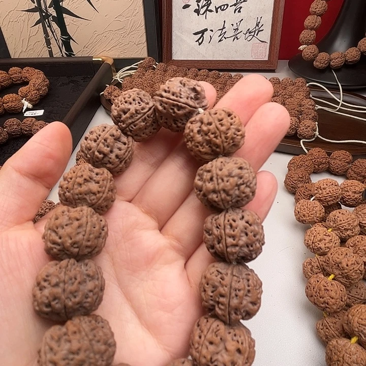 面***、金刚菩提手串方墩梅花21