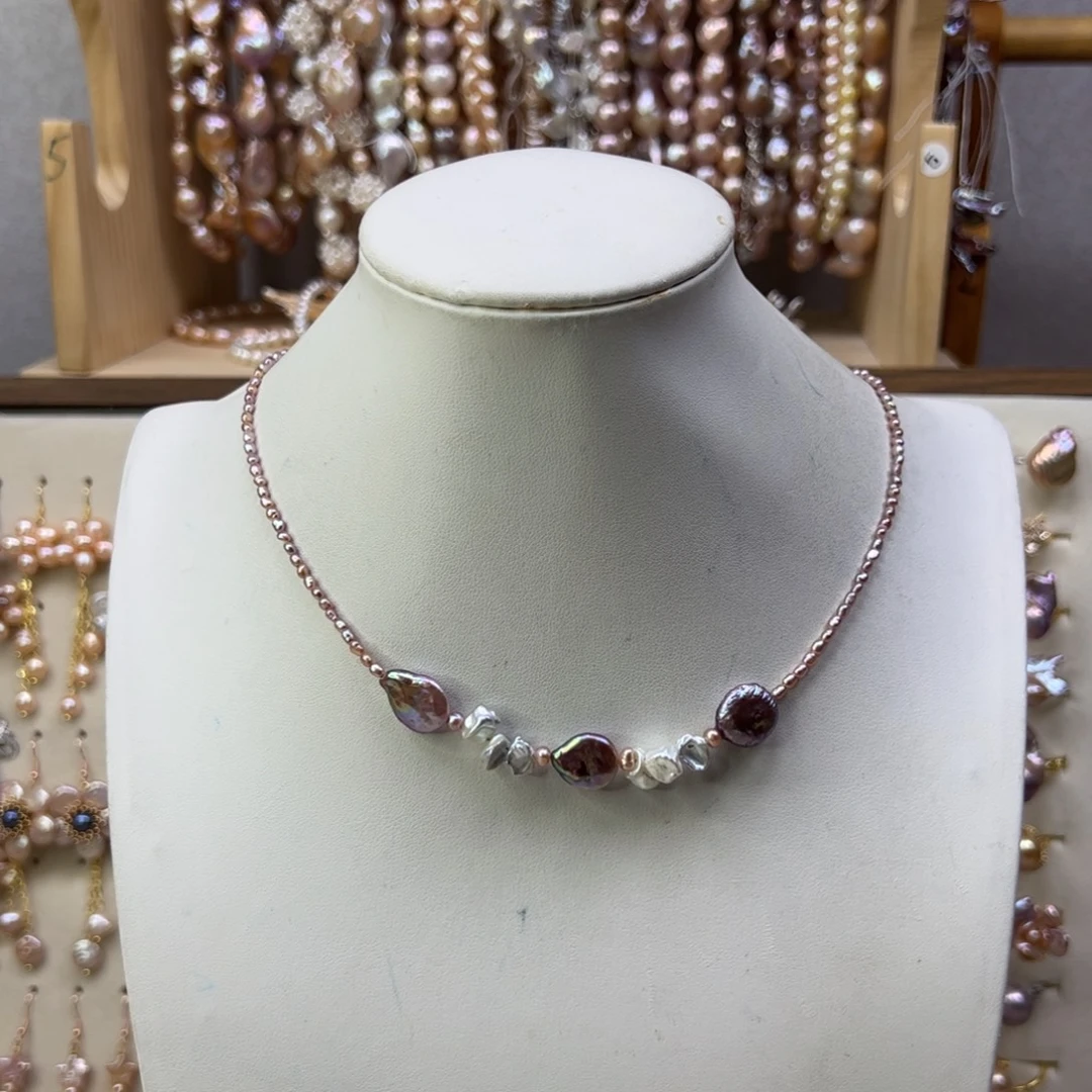 淡水珍珠手链合金