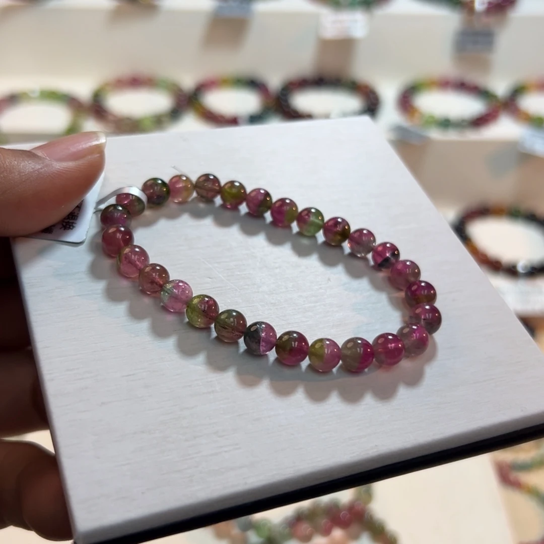 碧玺未镶嵌手链碧玺