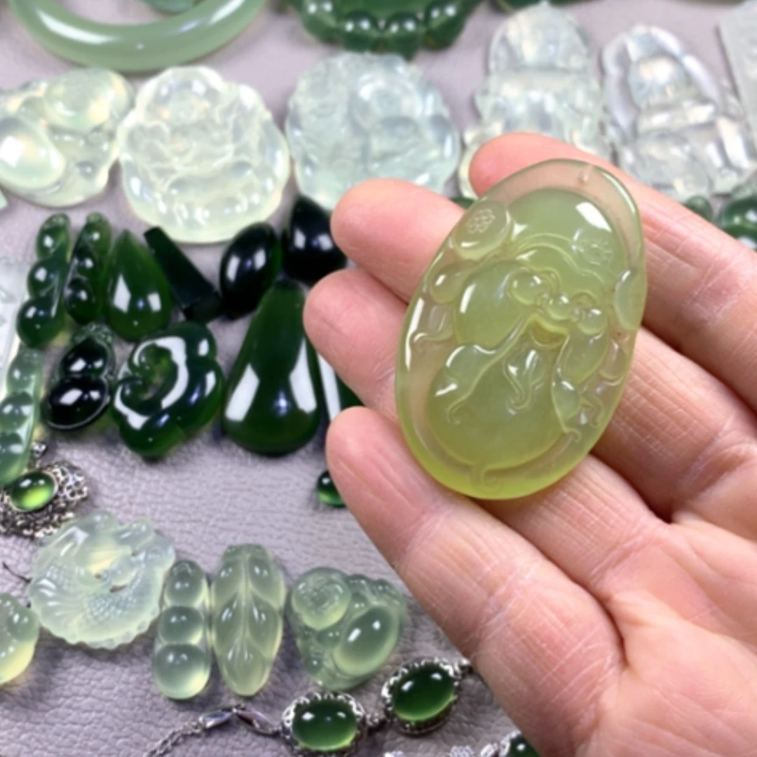 【闪购商品】蛇纹石玉岫玉未镶嵌