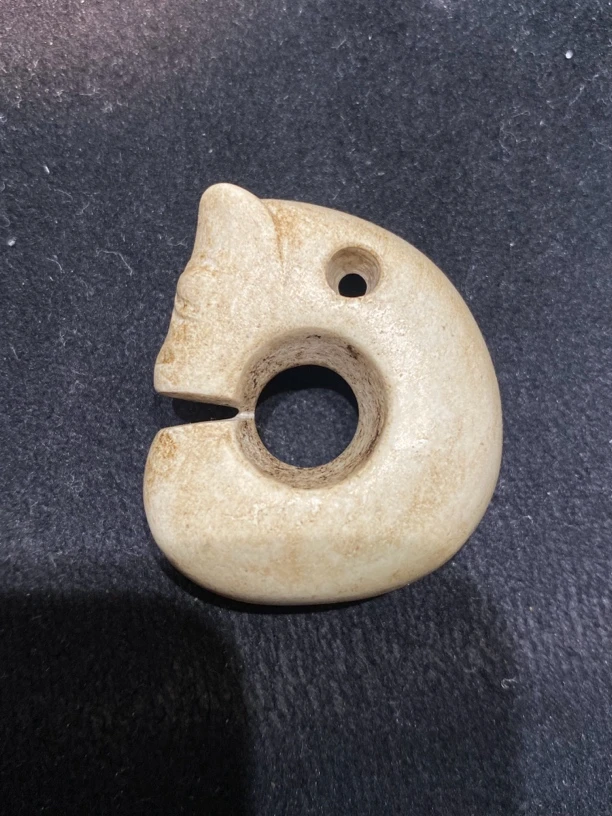 河磨奇石猪龙型件