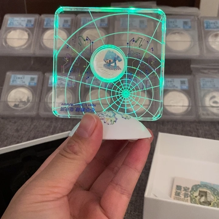 纯银点亮版2022年小亚运会银币