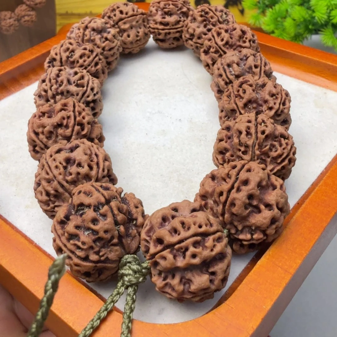 金刚菩提吊坠23➕粗筋大镂空蜂窝双龙超头定制