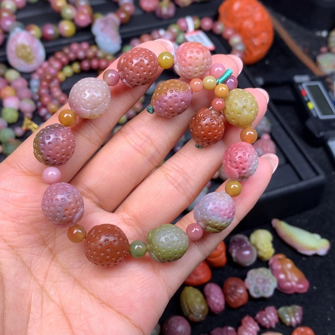 玛瑙/玉髓未镶嵌手链