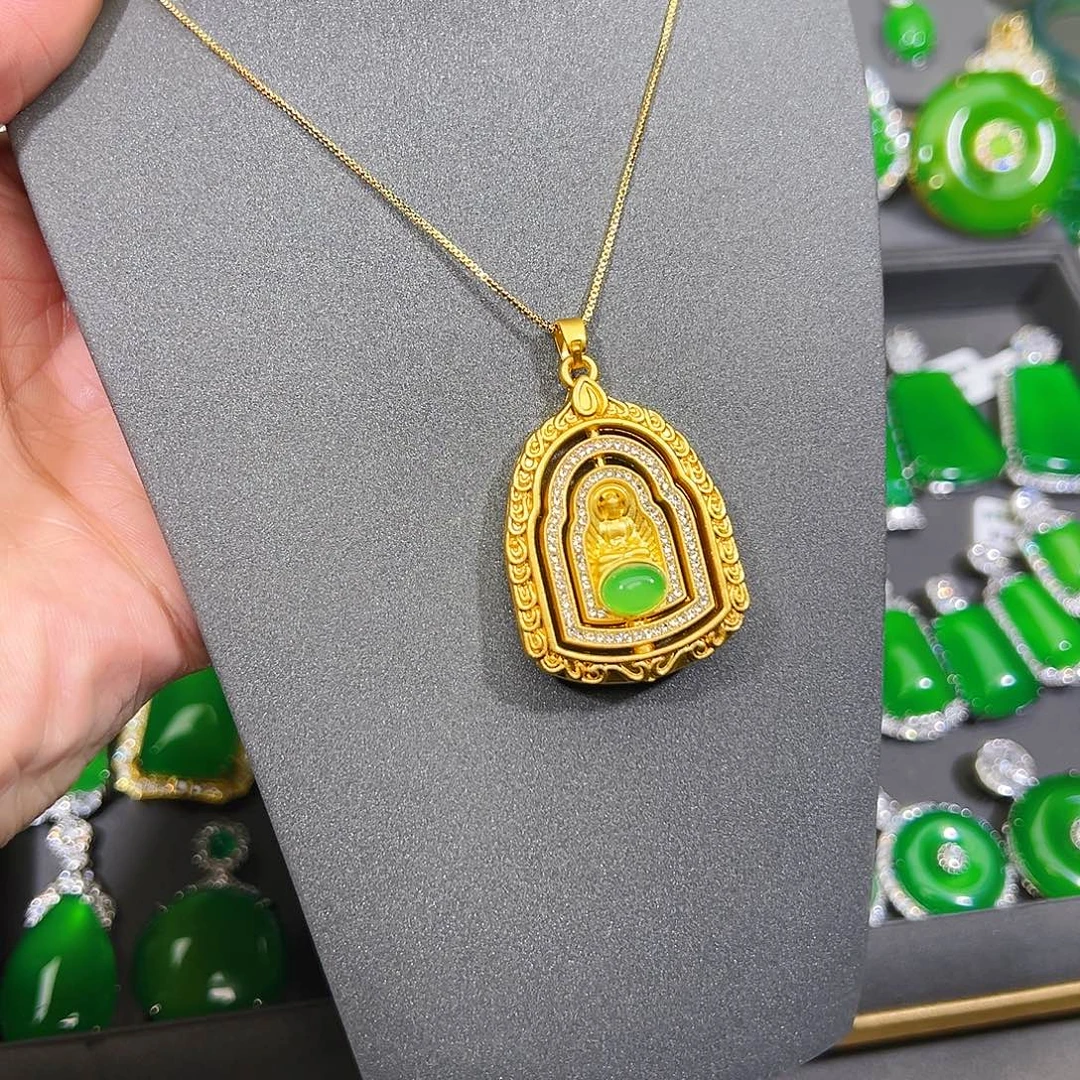 玛瑙/玉髓合金颈饰