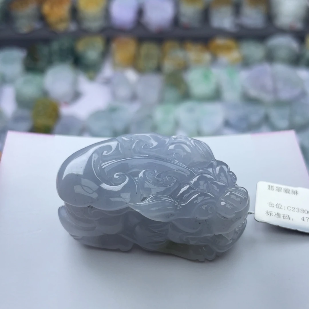 翡翠颈饰未镶嵌貔貅