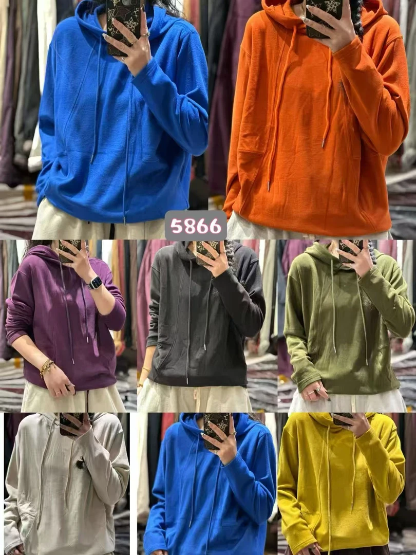 时尚新款宽松休闲连帽卫衣女百搭显瘦洋气打底衫