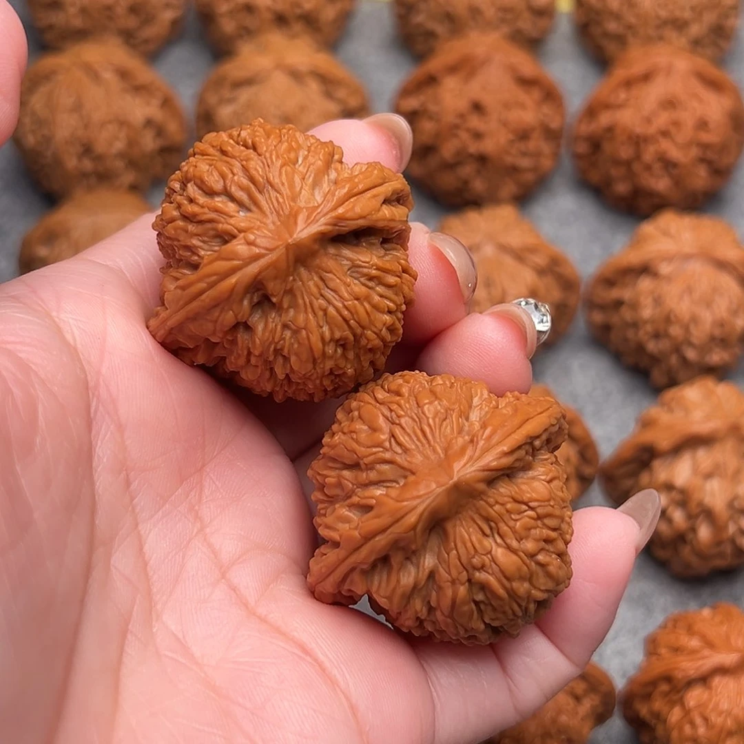 把件文玩核桃O**7精品粗棱南疆石41全品毕业款