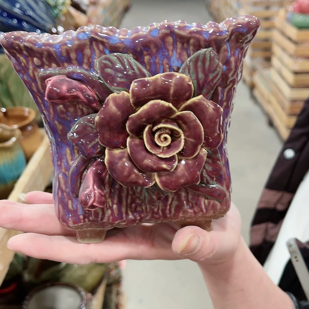 【闪购商品】陶瓷陶瓷多肉植物花盆