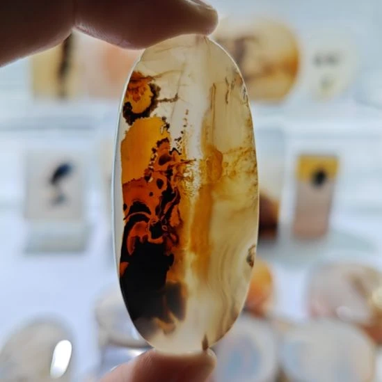 玛瑙/玉髓未镶嵌吊坠(不含链)63号