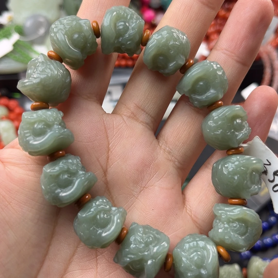 和田玉未镶嵌珠宝奇石16mm