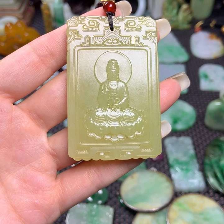 深***司和田玉未镶嵌挂件