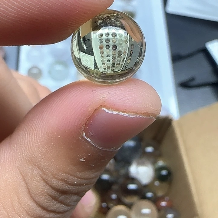 未镶嵌摆件水晶天然黄单珠双a