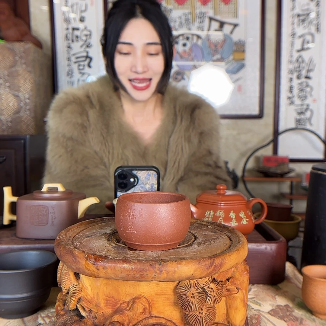 紫砂茶壶原矿紫砂泥料100cc