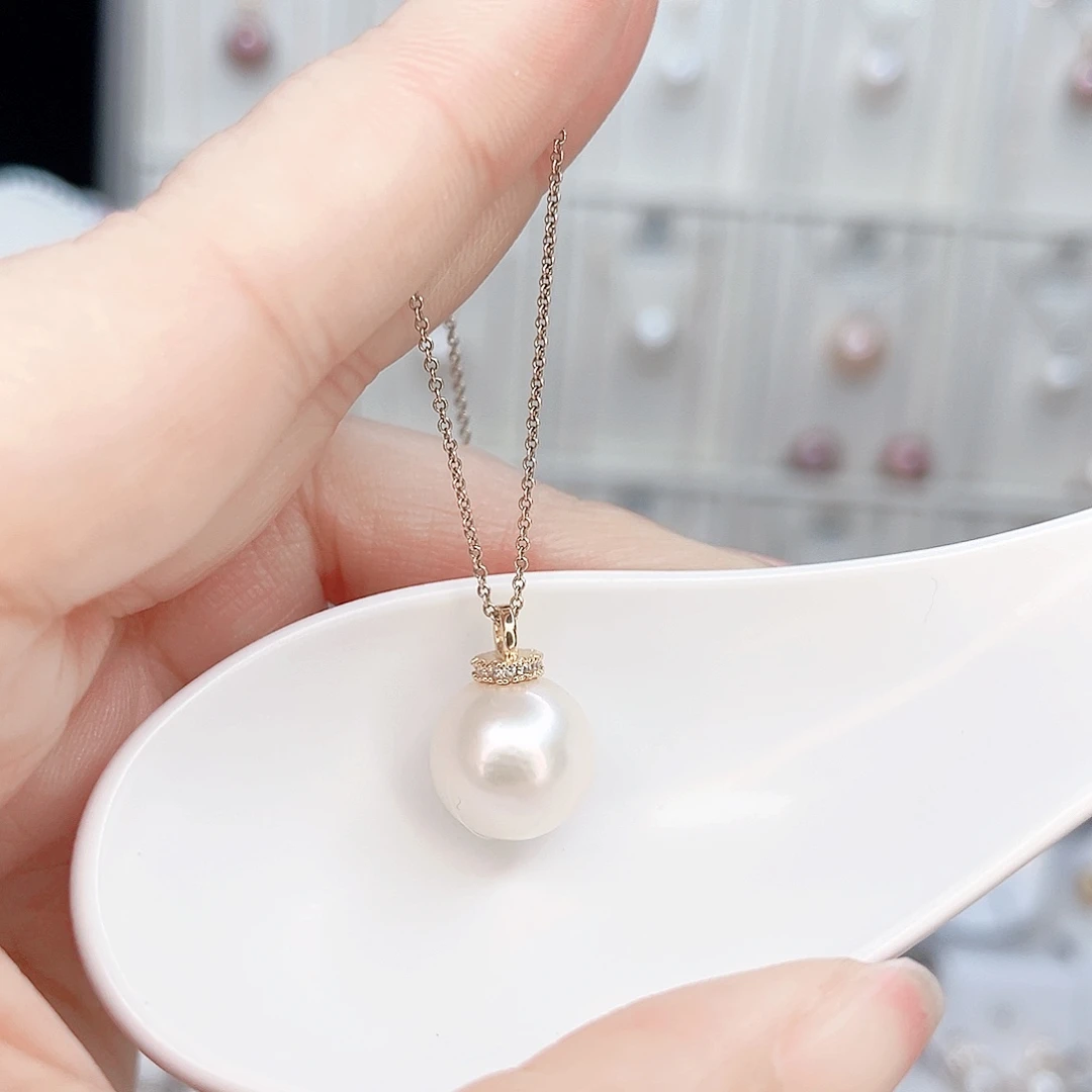 淡水珍珠吊坠(赠链)合金